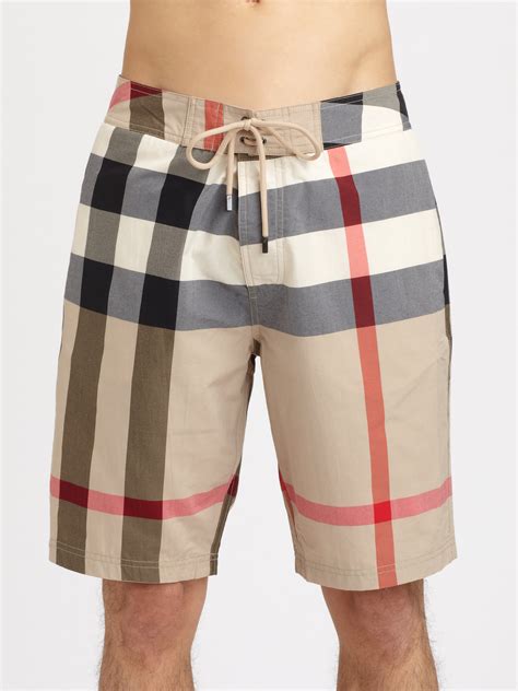 burberry mens trunks|burberry men's bathing suit.